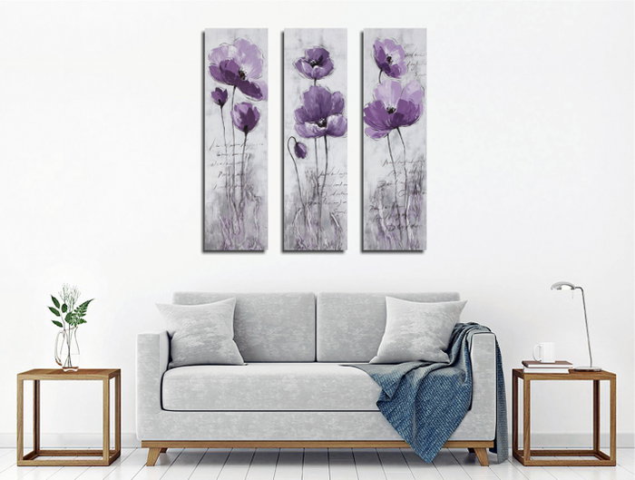 Wallity CU10 Lienzo Decorativo Multicolor (3 Piezas)